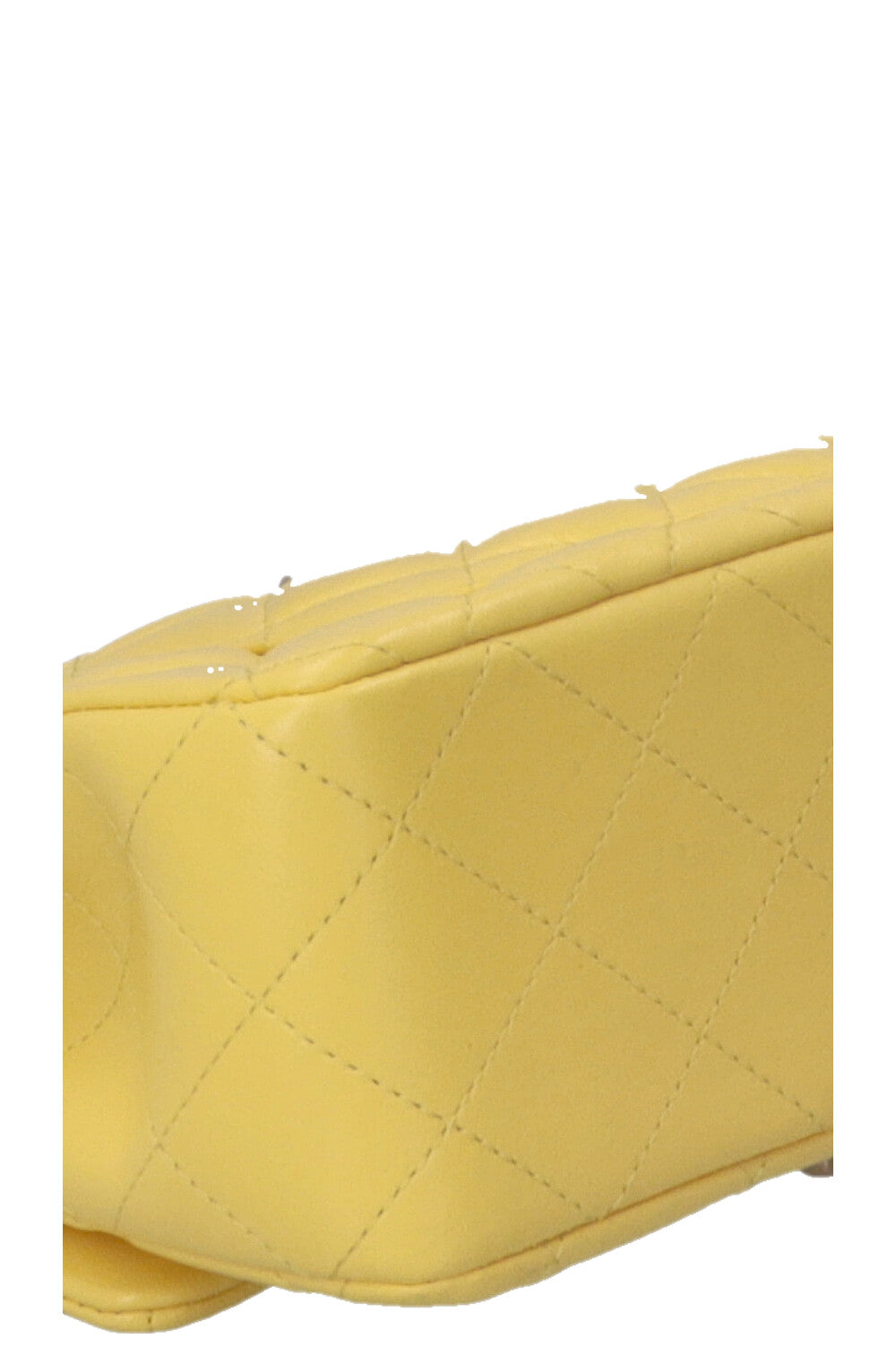 CHANEL Single Flap Bag Yellow