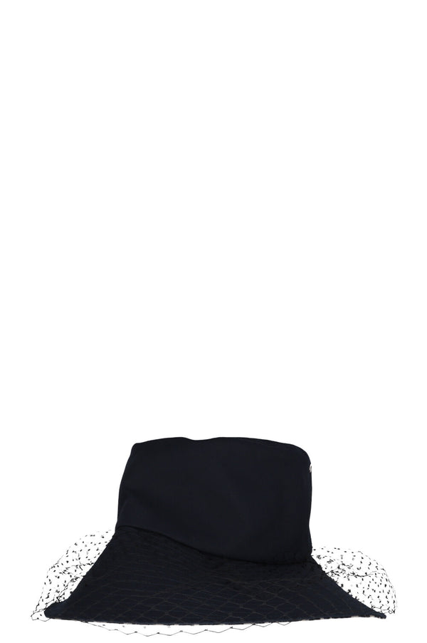 CHIRISTIAN DIOR Teddy D Veil Bucket Hat Blue 