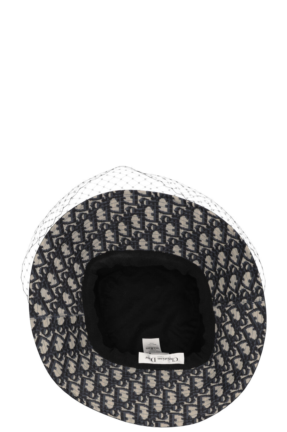 CHIRISTIAN DIOR Teddy D Veil Bucket Hat Blue