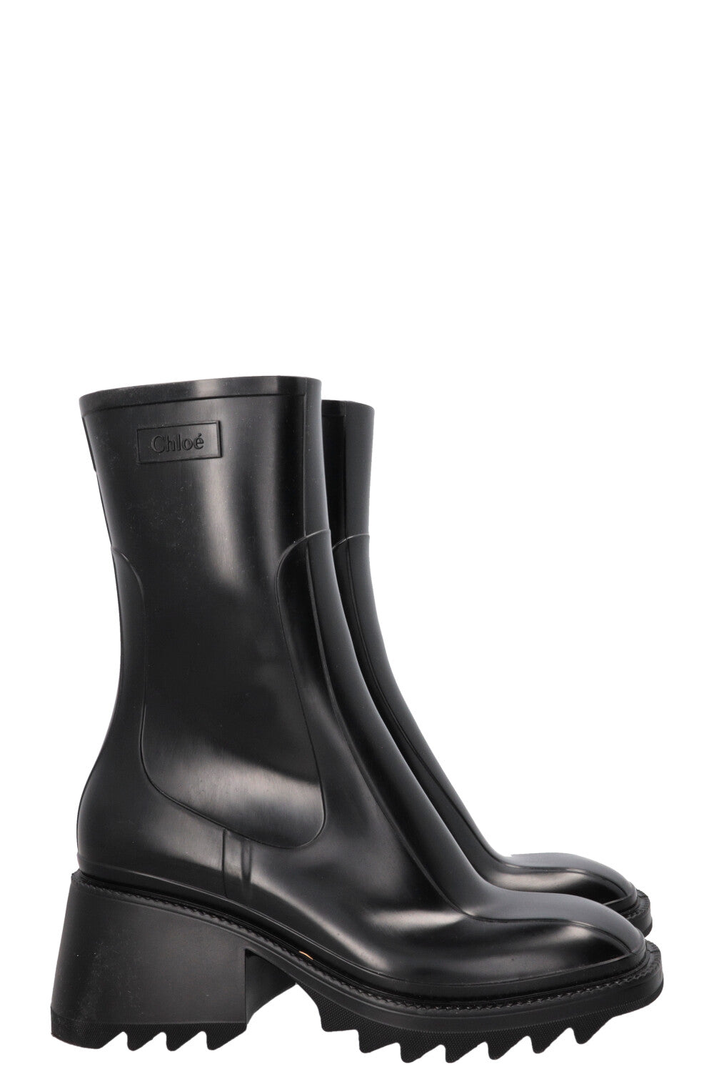 CHLOÉ Betty Rainboots Rubber Black