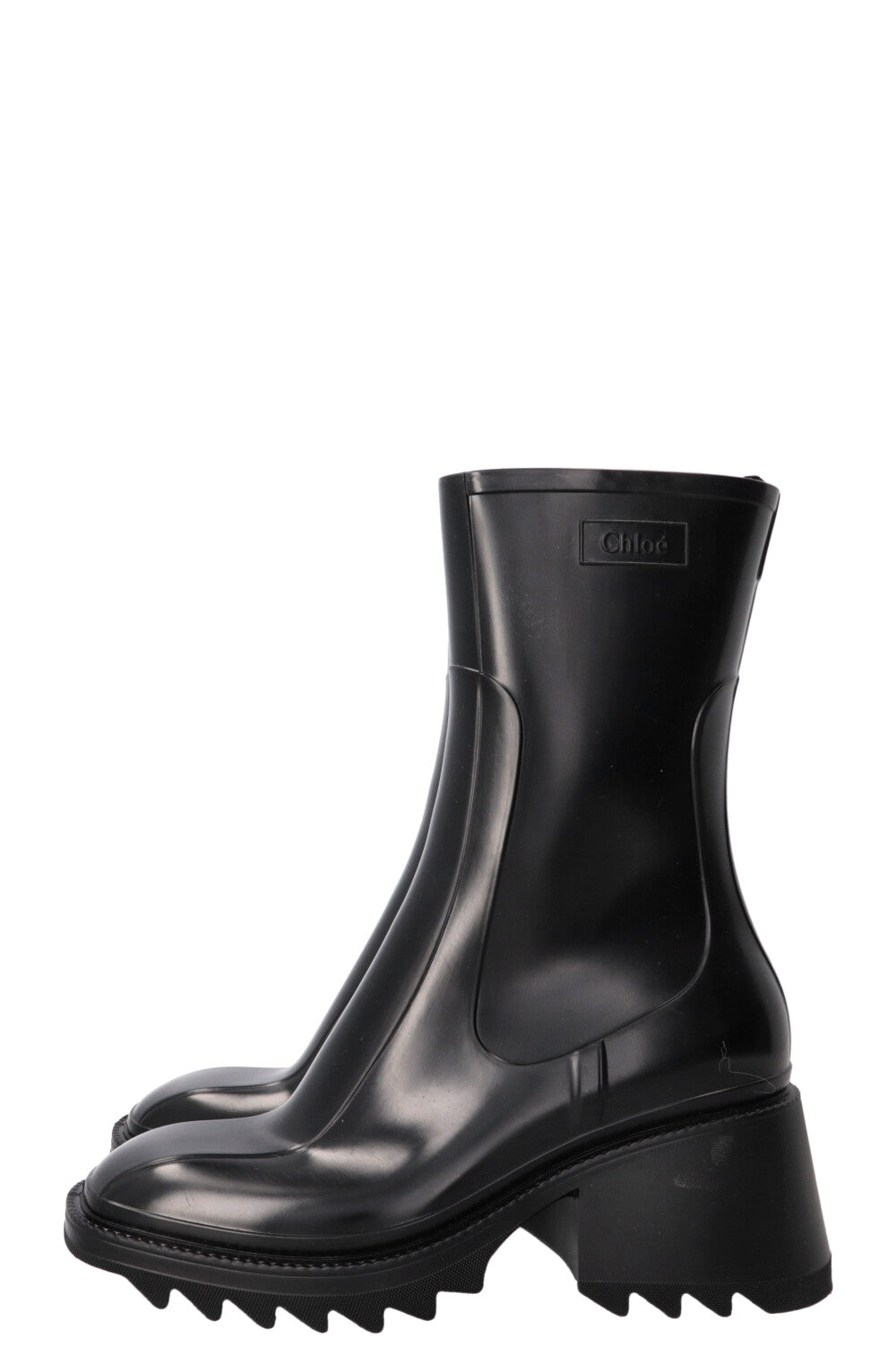 CHLOÉ Betty Rainboots Rubber Black