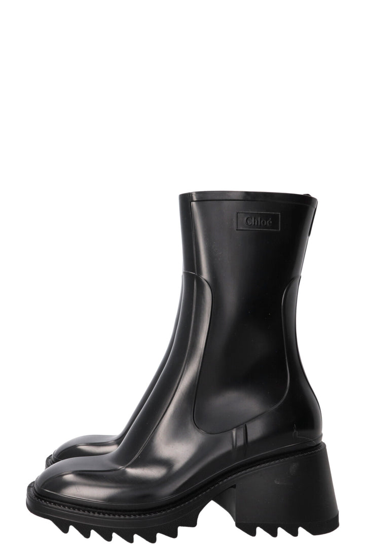 CHLOÉ Betty Rainboots Rubber Black