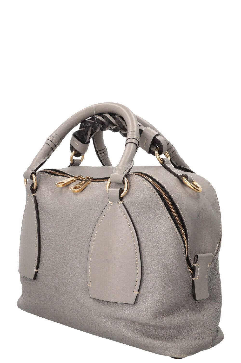 Sac bowling Daria CHLOÉ en cuir gris