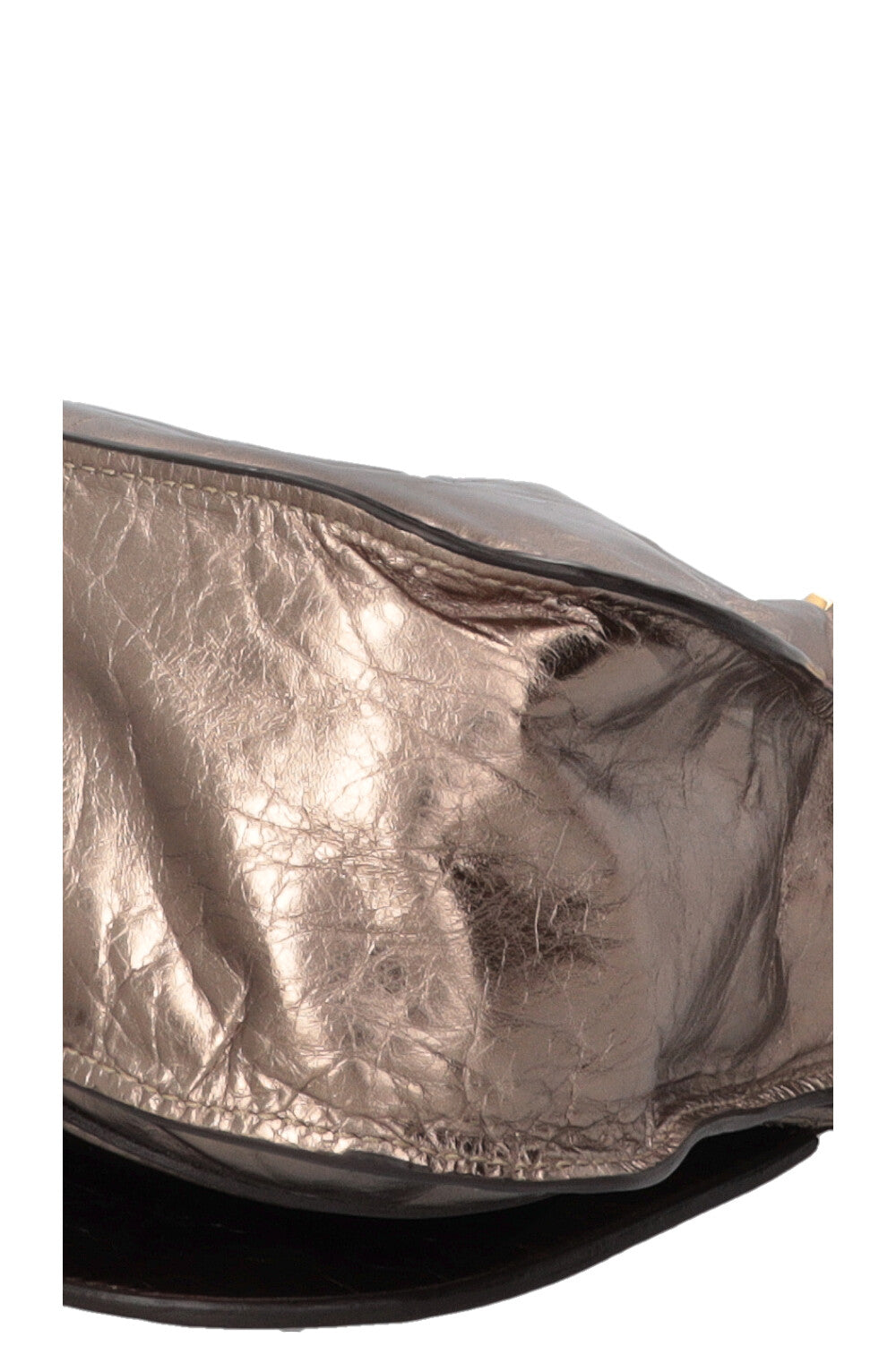 CHLOÉ Sac Double Carry Marcie Small Cuir Bronze