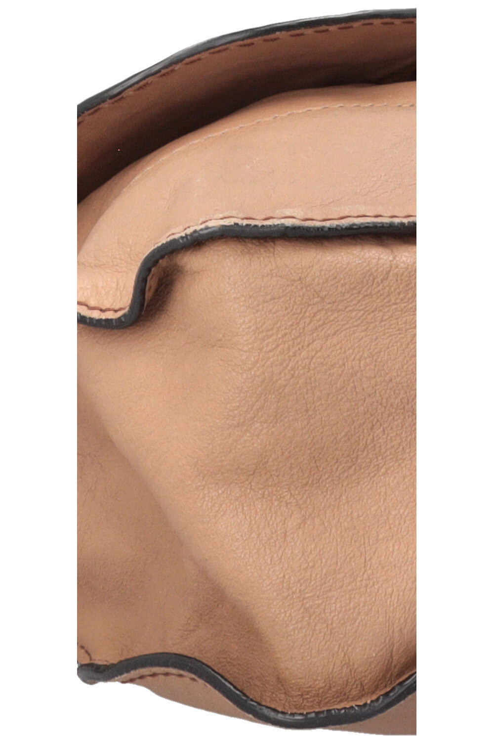 CHLOÉ Marcie Lock Tote Bag Leather Beige