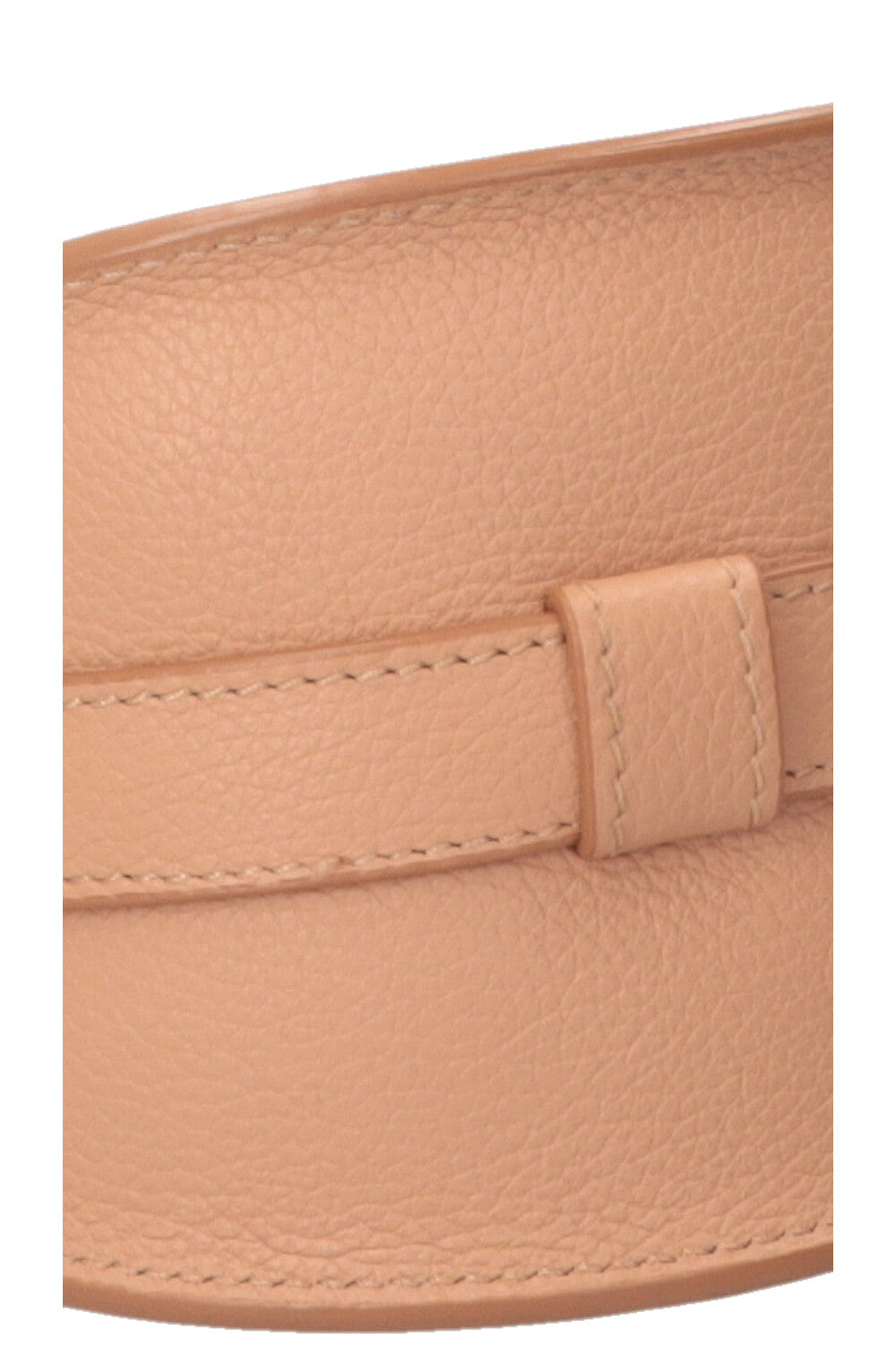 CHLOÉ Marcie Saddle Bag Small Grained Leather Light Tan
