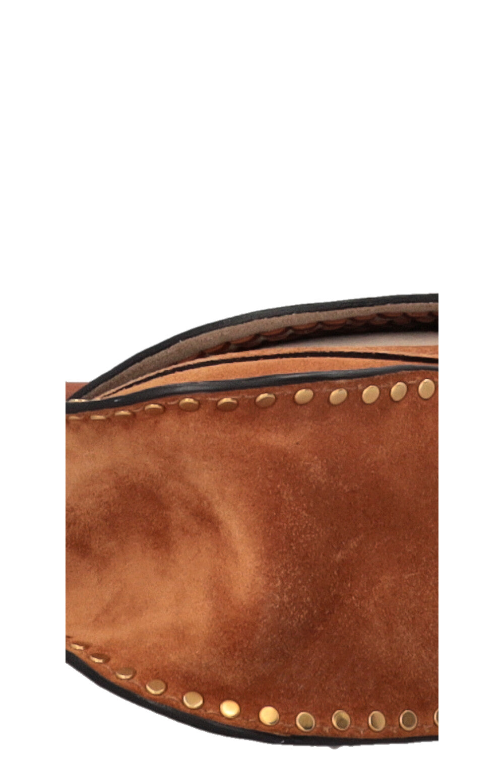 CHLOÉ Small Double Carry Marcie Bag Suede Cognac