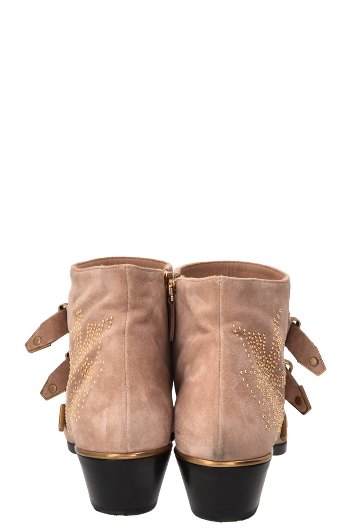 Bottines Susanna CHLOÉ en daim beige