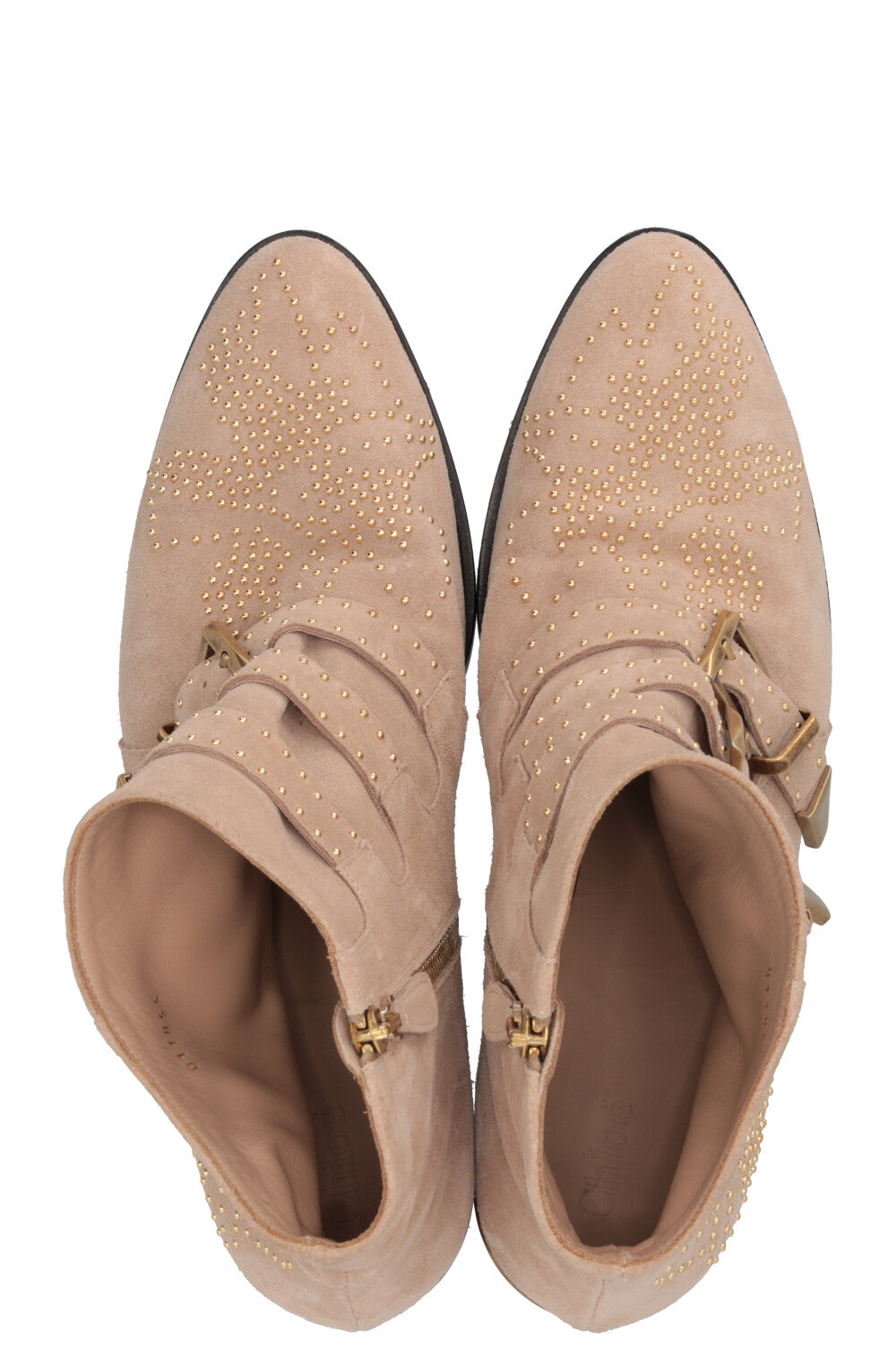 Bottines Susanna CHLOÉ en daim beige