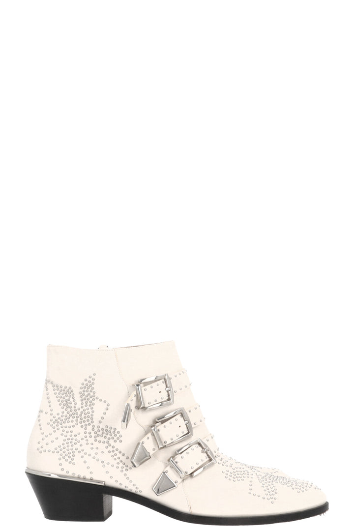 CHLOÉ Susanna Boots Leather White