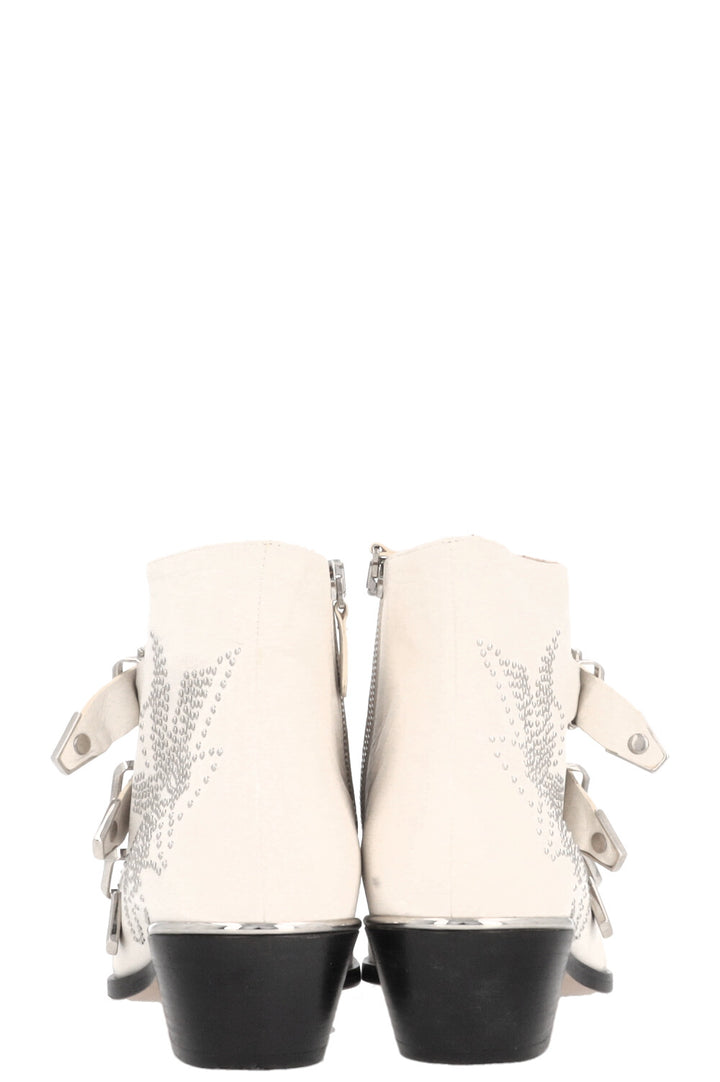 CHLOÉ Susanna Boots Leather White