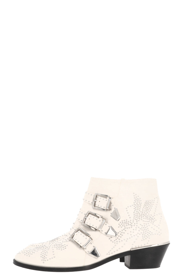 CHLOÉ Susanna Boots Leather White