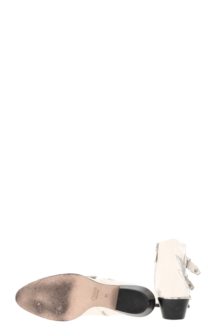 CHLOÉ Susanna Boots Leather White