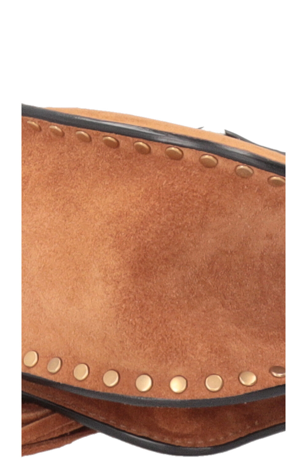 CHLOÉ Hudson Crossbody Bag Small Suede Cognac
