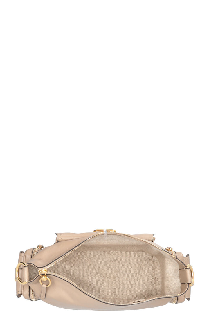 CHLOÉ Small Camera Bag Leather Beige