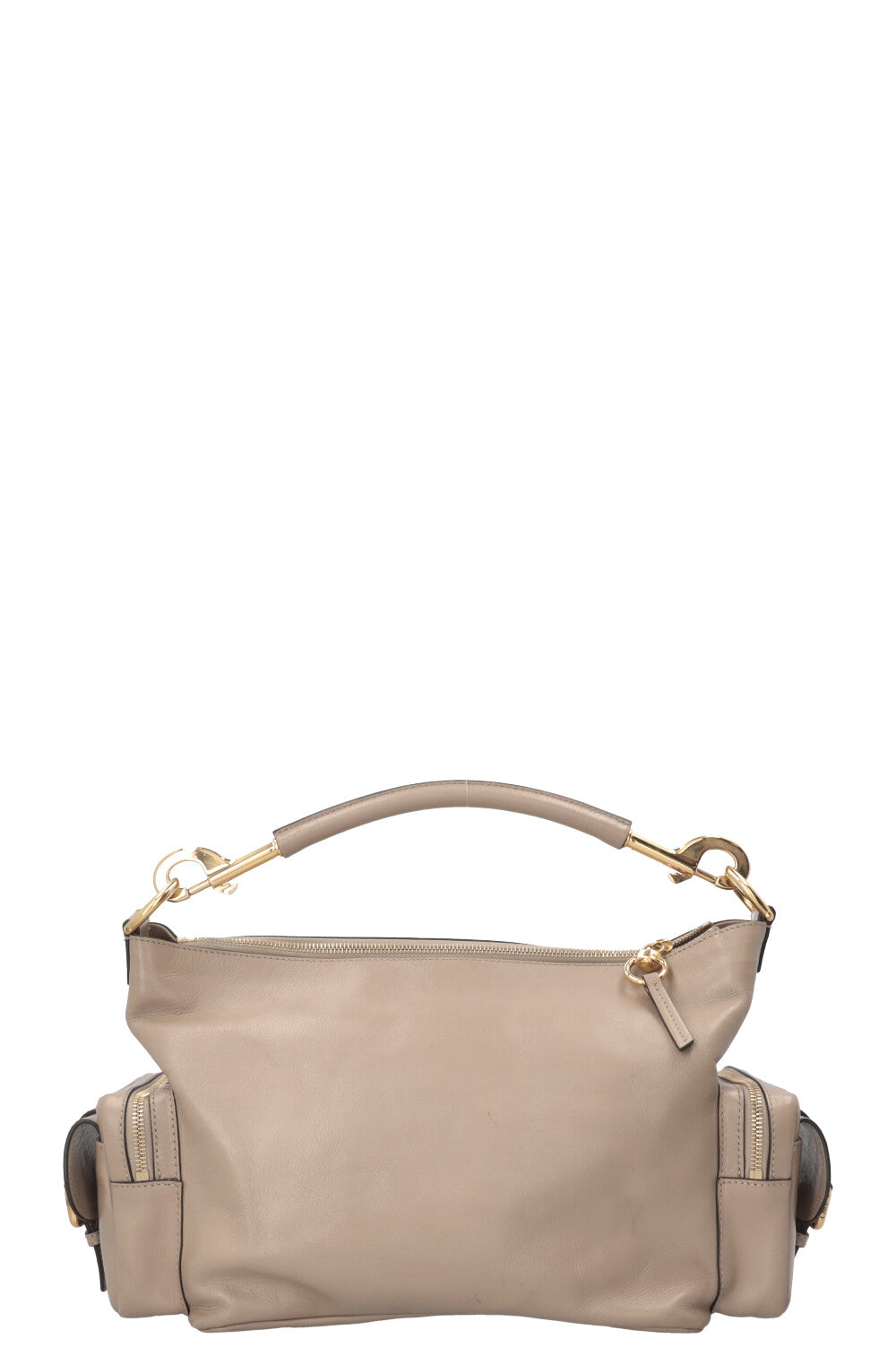 CHLOÉ Small Camera Bag Leather Beige