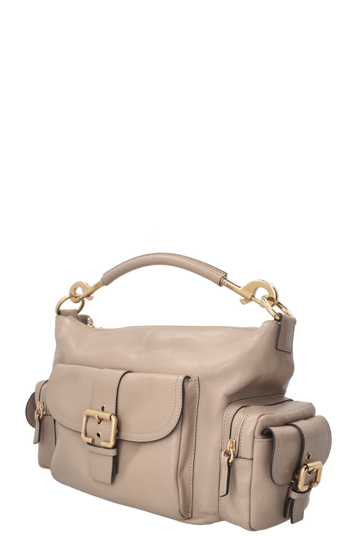 CHLOÉ Small Camera Bag Leather Beige