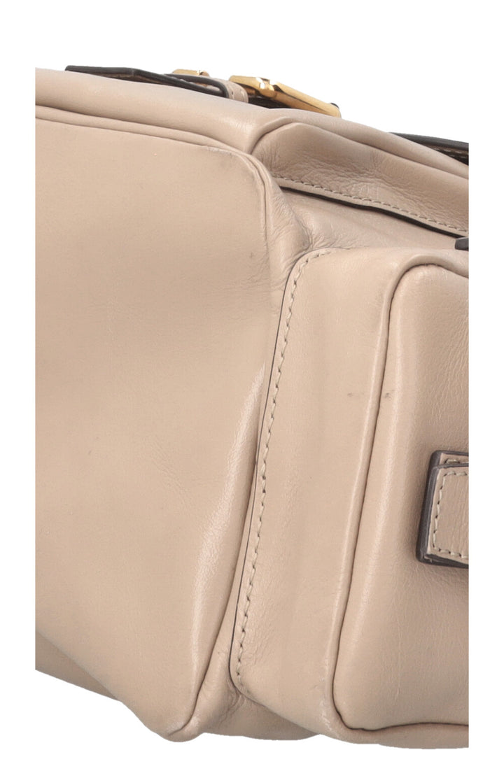 CHLOÉ Small Camera Bag Leather Beige