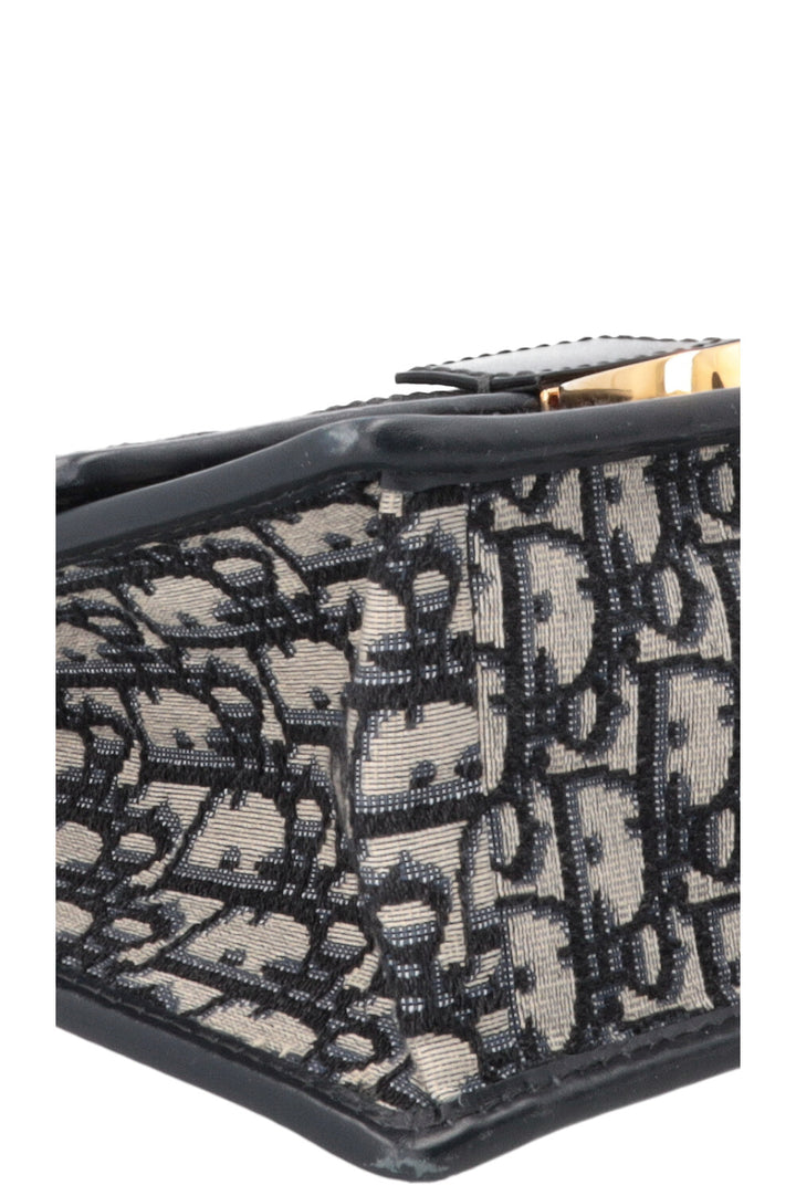 CHRISTIAN DIOR 30 Montaigne Chain Bag Oblique Bleu