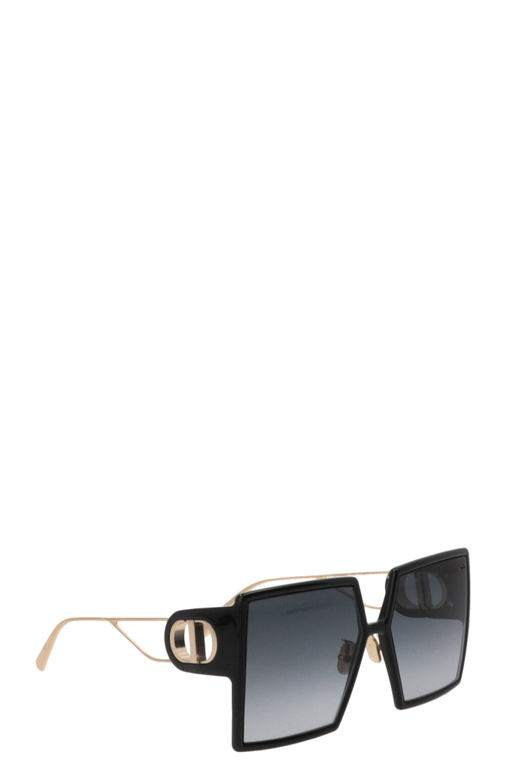 CHRISTIAN DIOR 30 Montaigne SU Sunglasses T2A1 Black Acetate