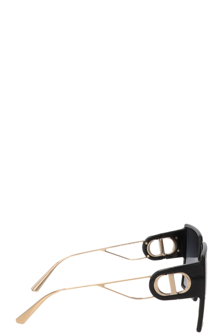 CHRISTIAN DIOR 30 Montaigne SU Sunglasses T2A1 Black Acetate
