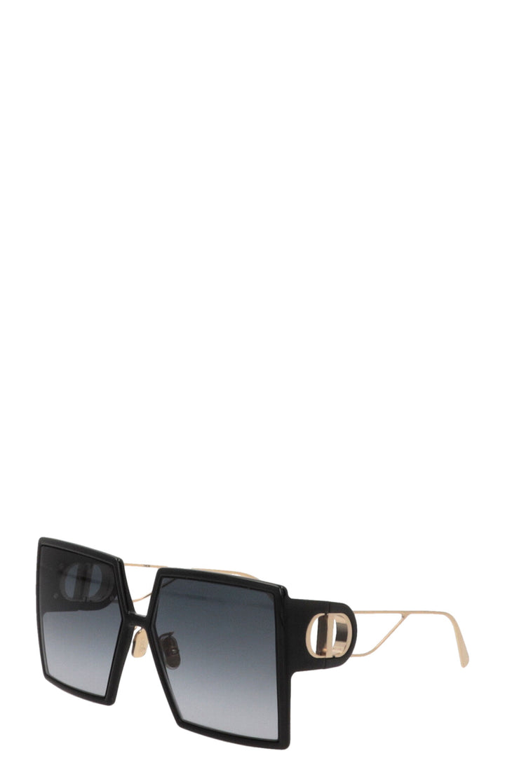 CHRISTIAN DIOR 30 Montaigne SU Sunglasses T2A1 Black Acetate