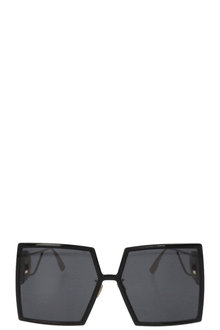 CHRISTIAN DIOR 30 Montaigne Sunglasses Acetate Metal Black 8072K