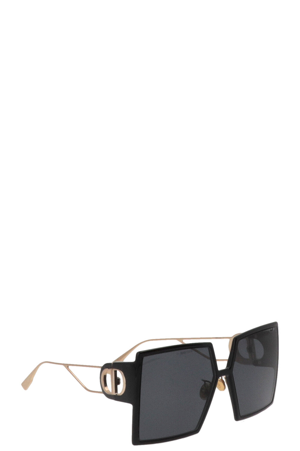CHRISTIAN DIOR 30 Montaigne Sunglasses Acetate Metal Black 8072K
