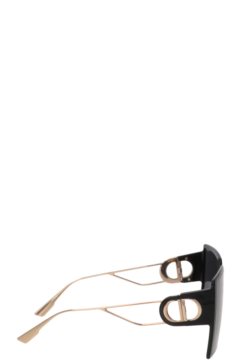 CHRISTIAN DIOR 30 Montaigne Sunglasses Acetate Metal Black 8072K