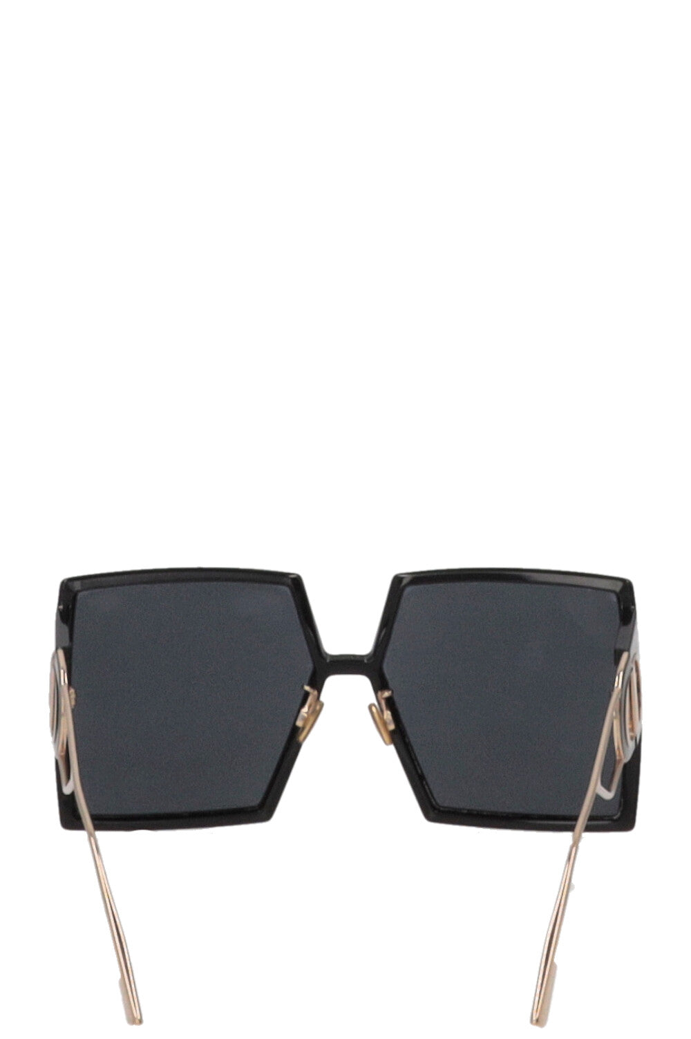 CHRISTIAN DIOR 30 Montaigne Sunglasses Acetate Metal Black 8072K