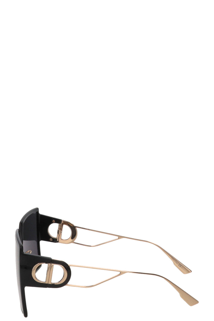 CHRISTIAN DIOR 30 Montaigne Sunglasses Acetate Metal Black 8072K