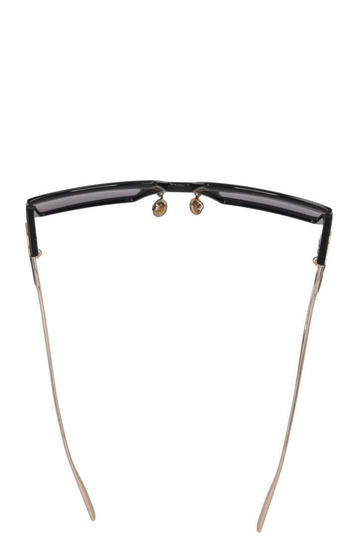 CHRISTIAN DIOR 30 Montaigne Sunglasses Acetate Metal Black 8072K