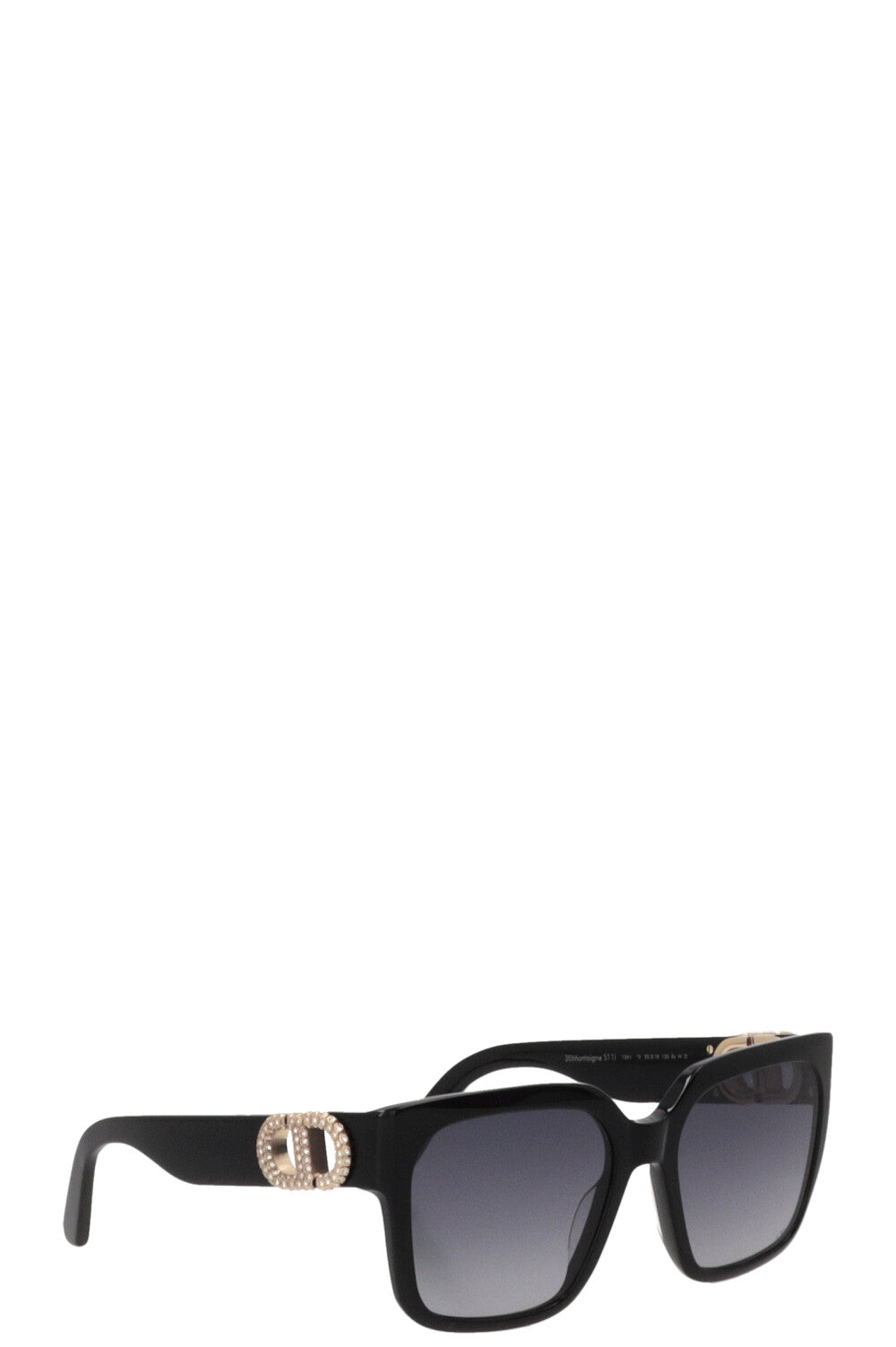 CHRISTIAN DIOR 30Montaigne Sunglasses S11I Acetate Black