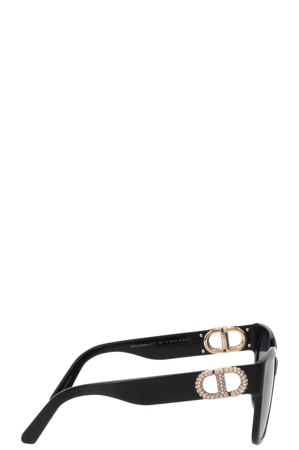 CHRISTIAN DIOR 30Montaigne Sunglasses S11I Acetate Black