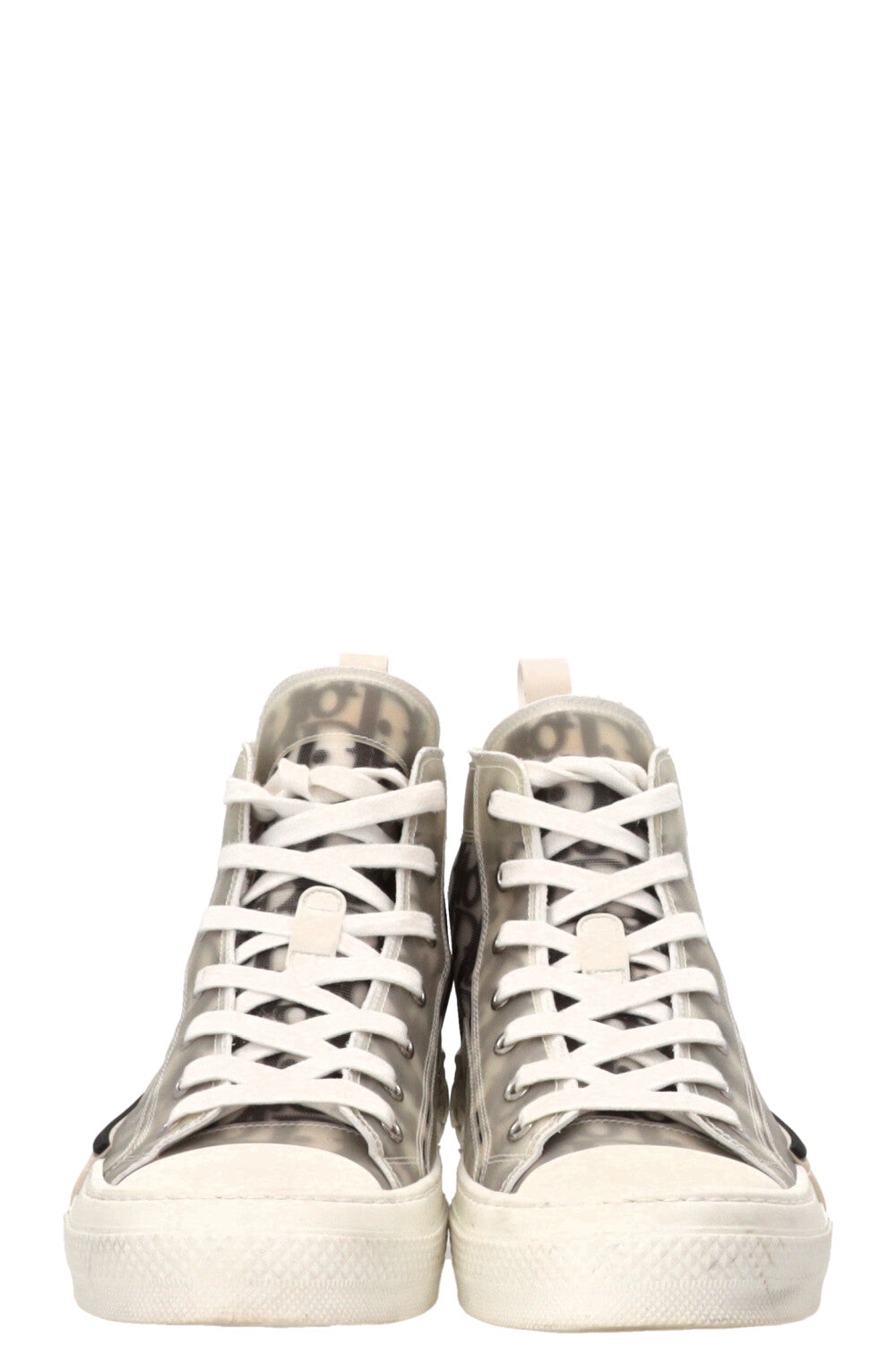 CHRISTIAN DIOR B23 League High-Top Sneakers Oblique Black White