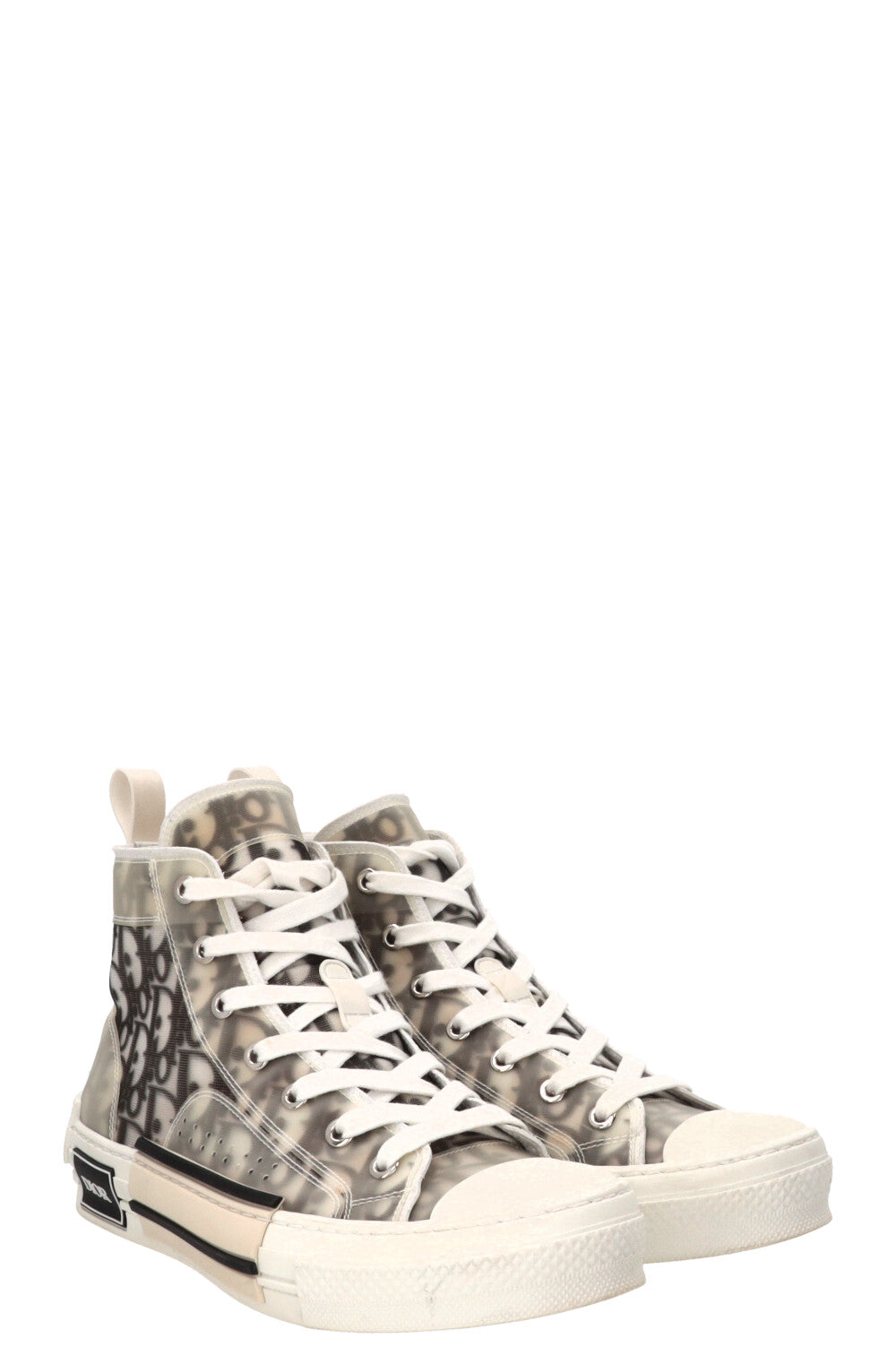 CHRISTIAN DIOR B23 League High-Top Sneakers Oblique Black White