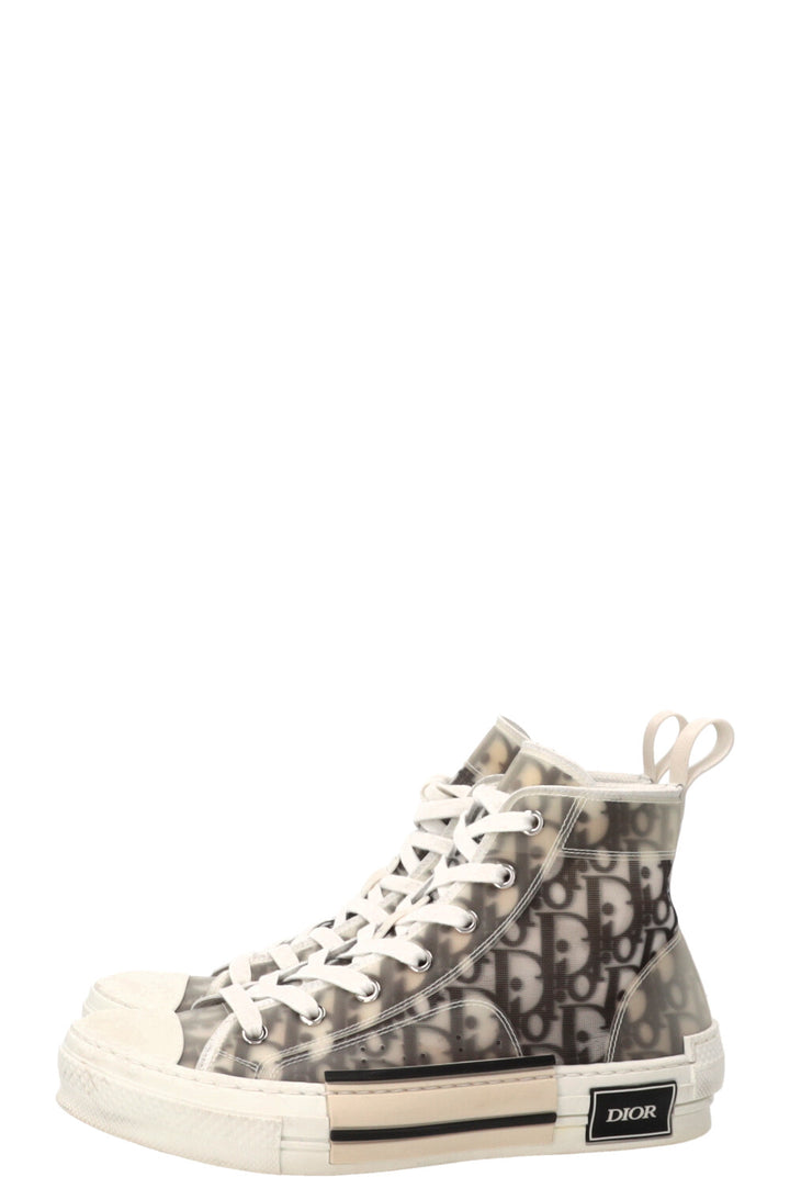 CHRISTIAN DIOR B23 League High-Top Sneakers Oblique Black White