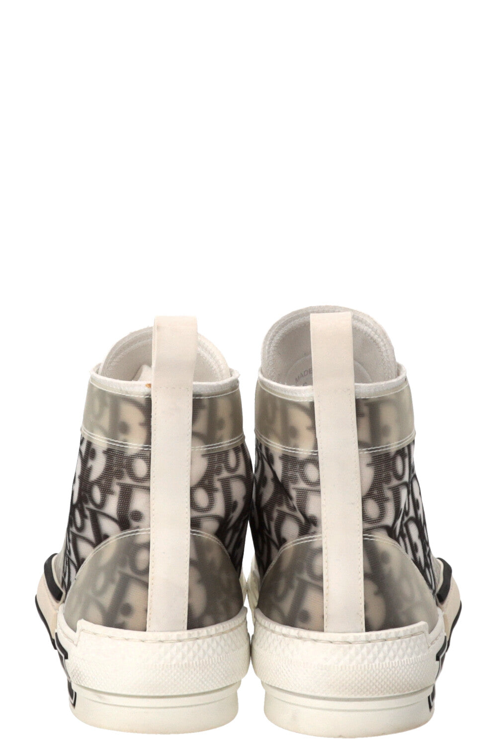 CHRISTIAN DIOR B23 League High-Top Sneakers Oblique Black White