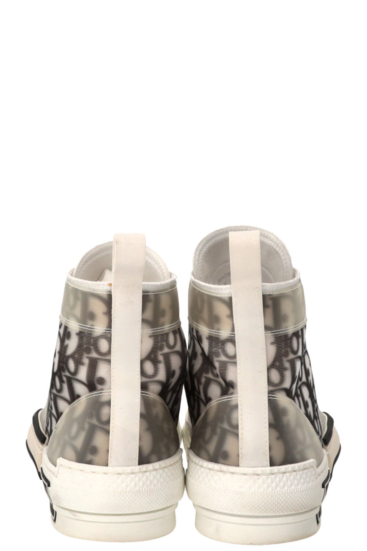 CHRISTIAN DIOR B23 League High-Top Sneakers Oblique Black White