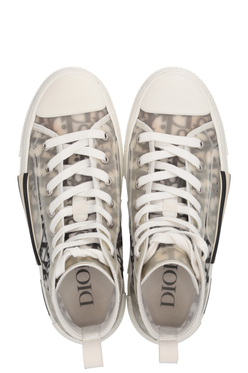 CHRISTIAN DIOR B23 League High-Top Sneakers Oblique Black White