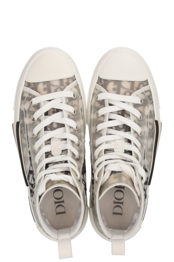 CHRISTIAN DIOR B23 League High-Top Sneakers Oblique Black White