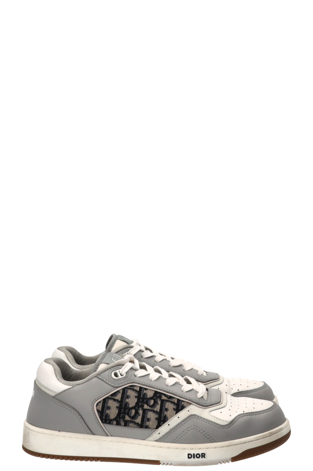 CHRISTIAN DIOR B27 Uptown Low Top Sneaker Cuir Blanc