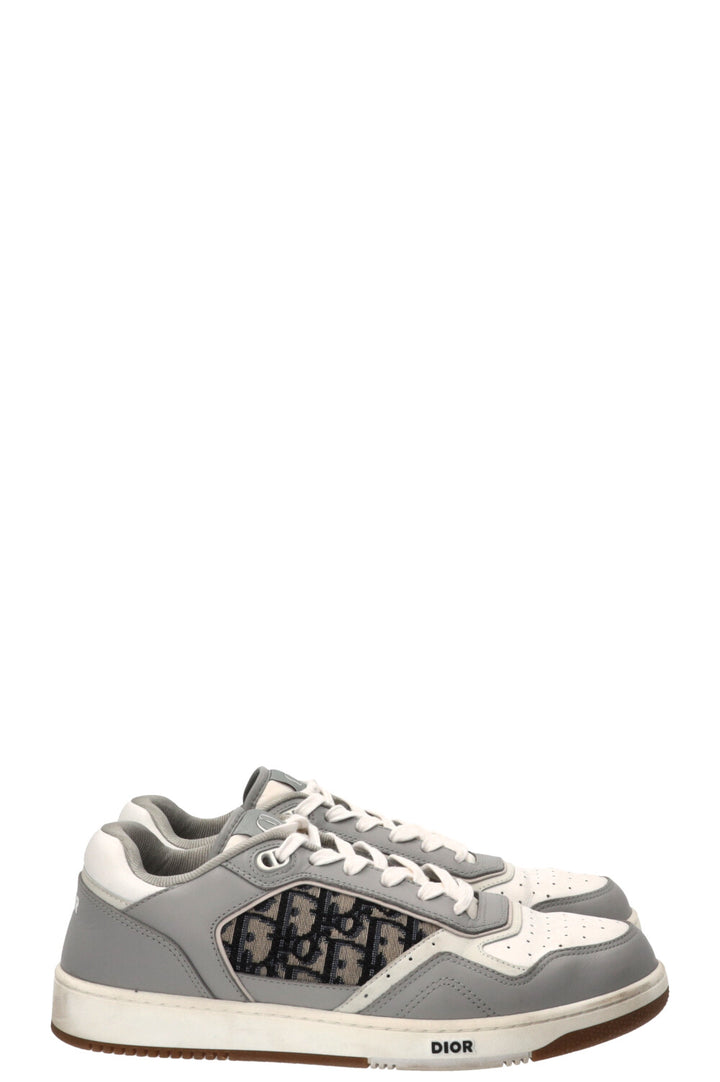 CHRISTIAN DIOR B27 Uptown Low Top Sneaker Cuir Blanc