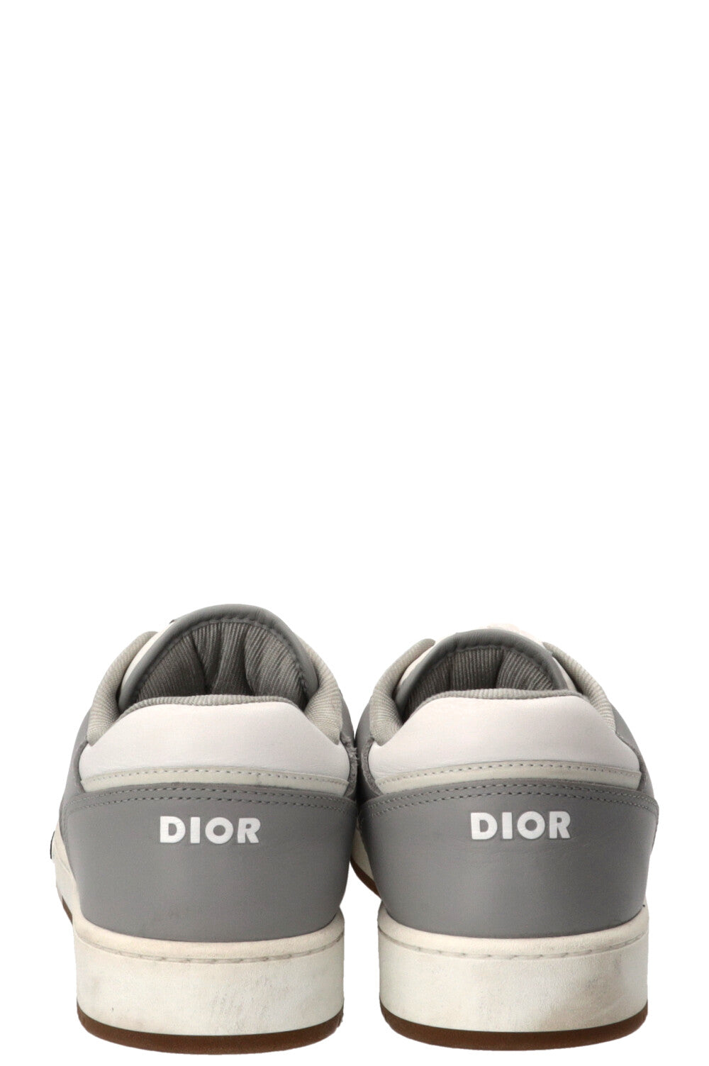 CHRISTIAN DIOR B27 Uptown Low Top Sneaker Cuir Blanc