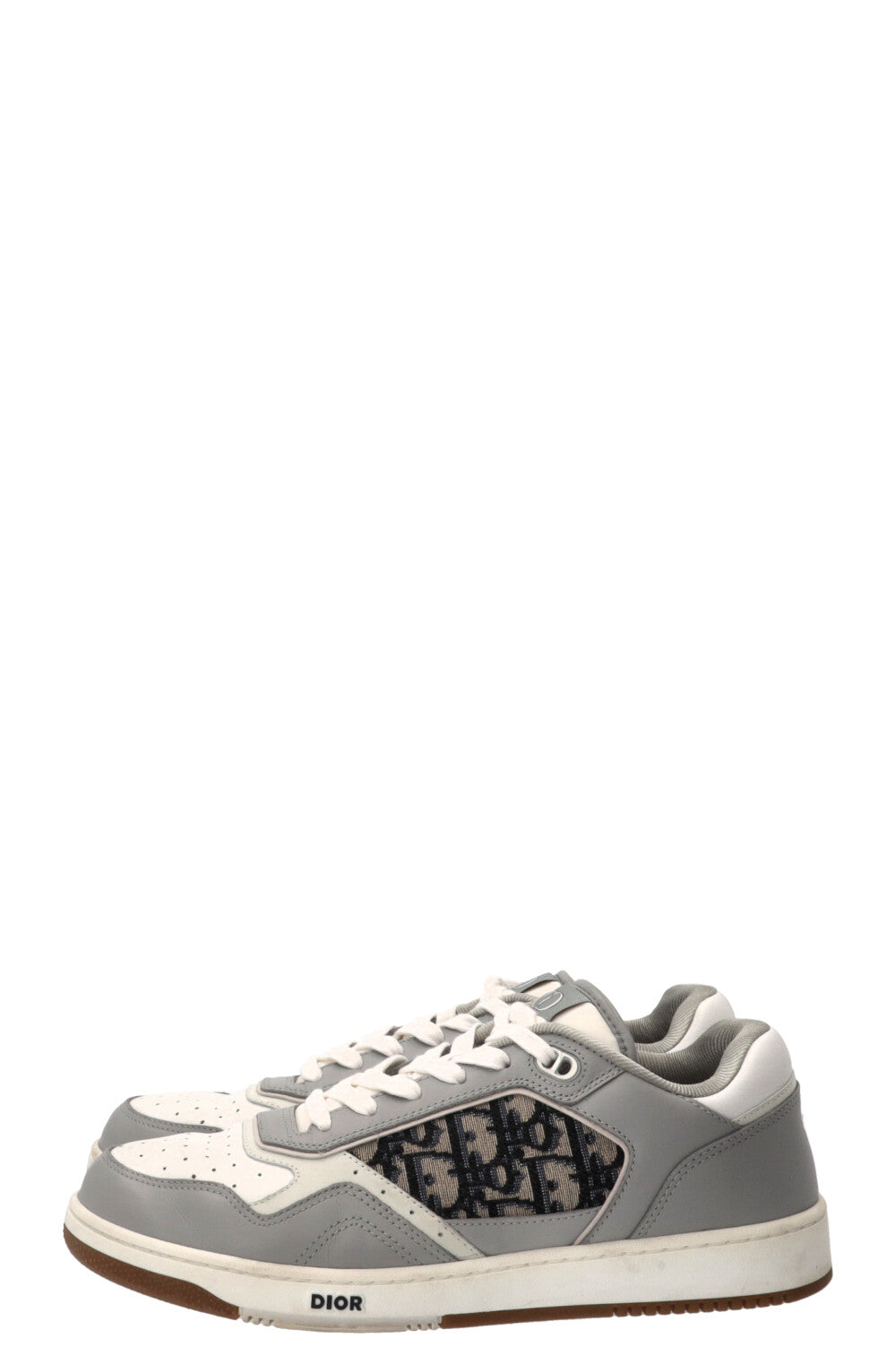 CHRISTIAN DIOR B27 Uptown Low Top Sneaker Cuir Blanc