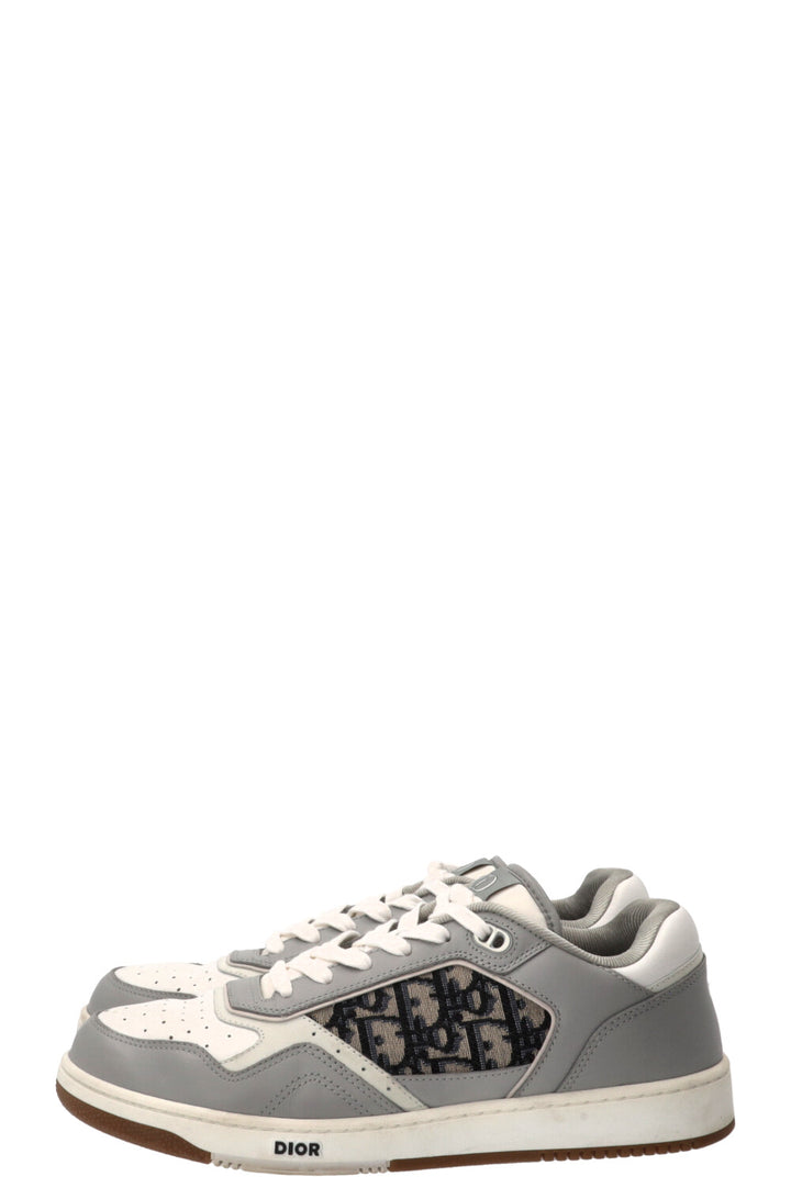CHRISTIAN DIOR B27 Uptown Low Top Sneaker Cuir Blanc