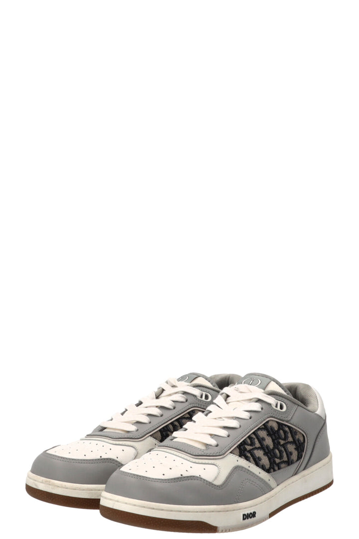 CHRISTIAN DIOR B27 Uptown Low Top Sneaker Cuir Blanc