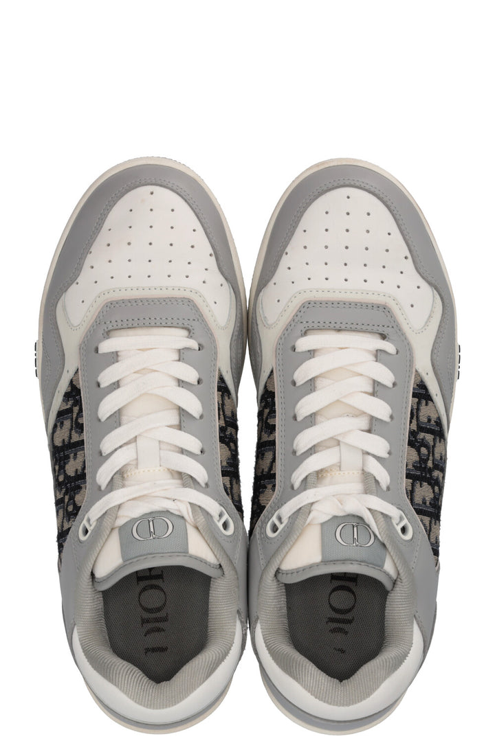 CHRISTIAN DIOR B27 Uptown Low Top Sneaker Cuir Blanc