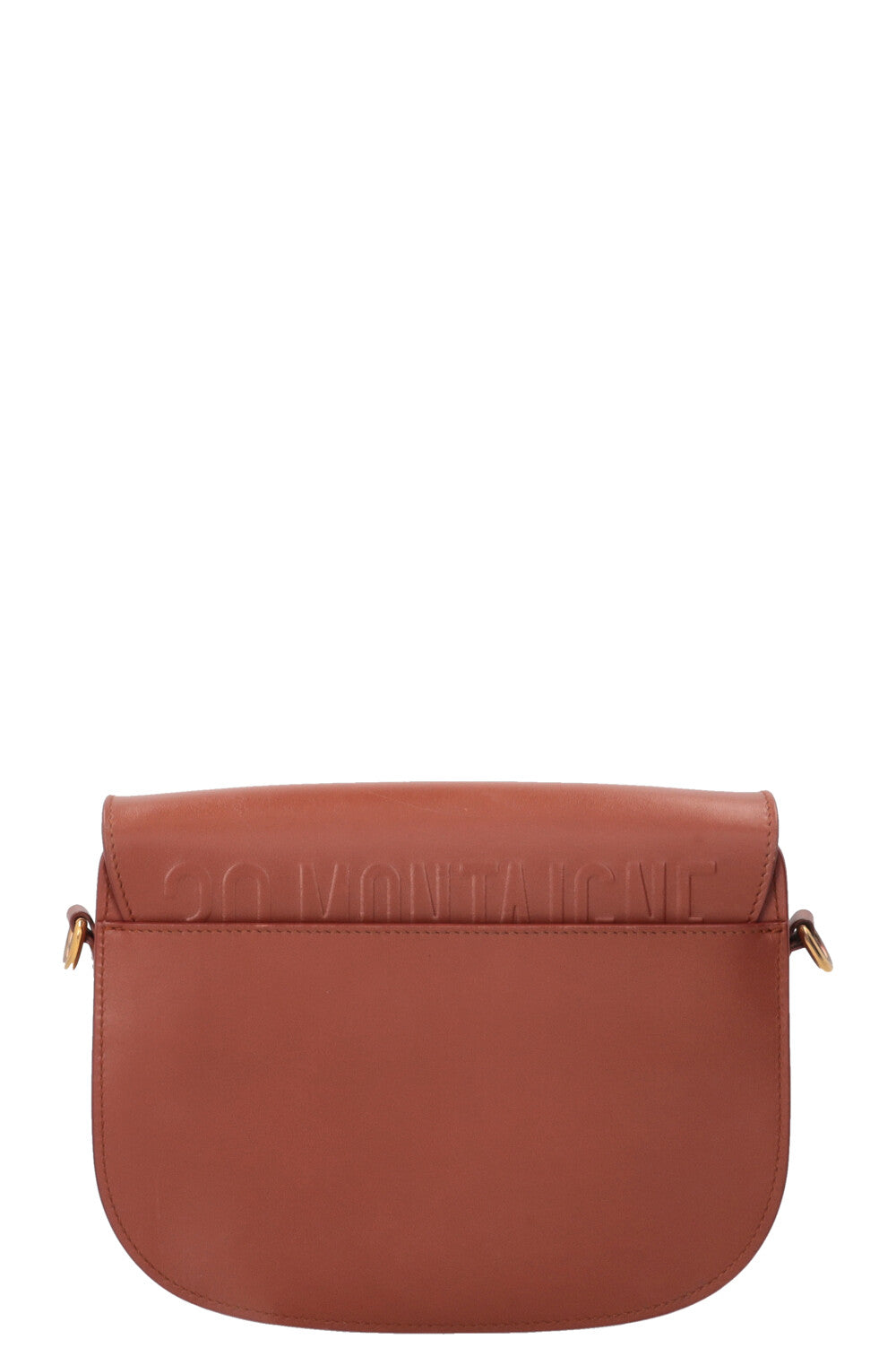 CHRISTIAN DIOR Sac Bobby moyen en cuir cognac