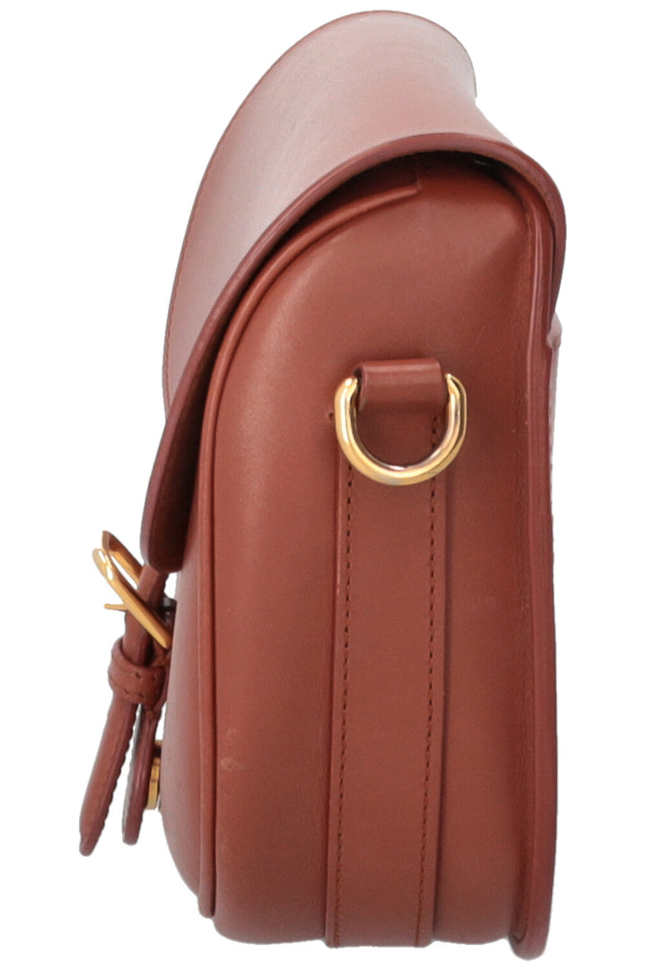 CHRISTIAN DIOR Sac Bobby moyen en cuir cognac